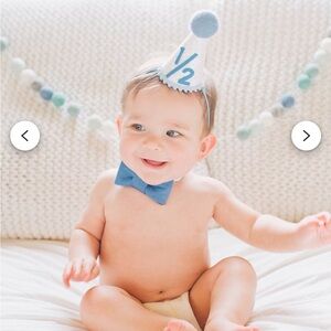 1/2 birthday hat